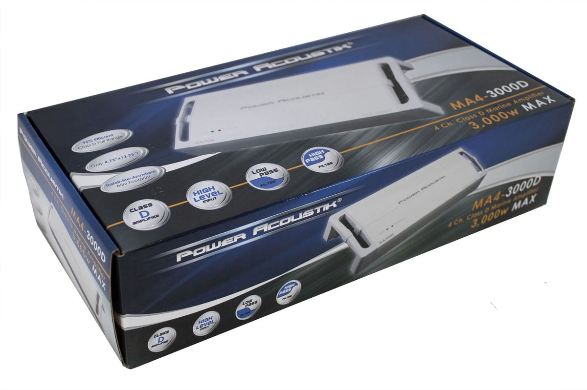 Class D Amp 4 Channels 3,000 Watts Max A285276