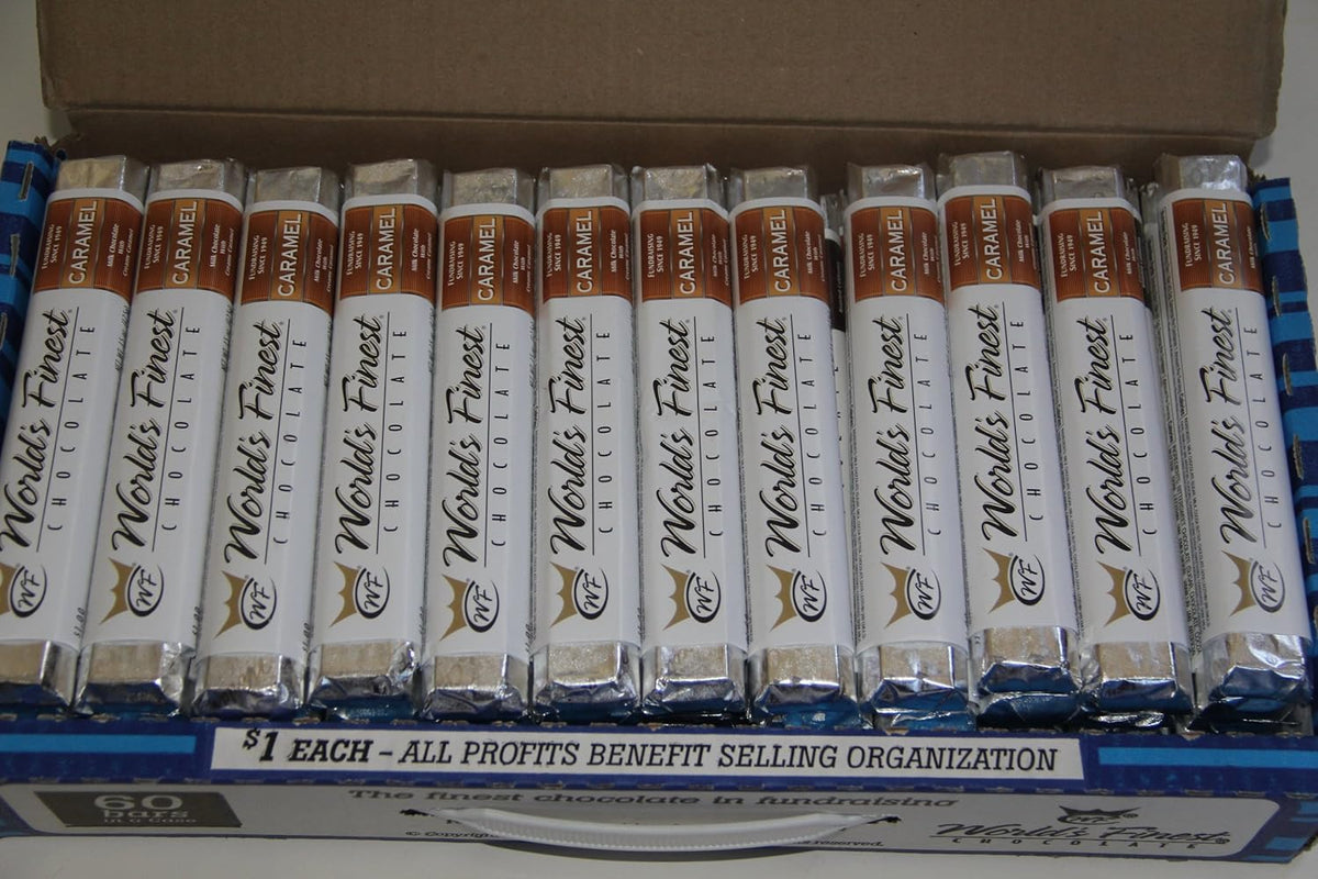 60 Bar Milk Chocolate Caramel D18292