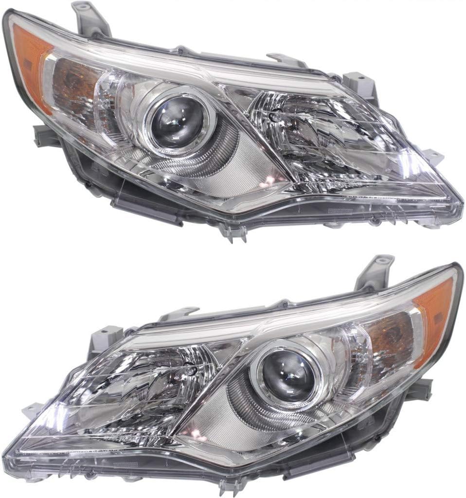 Driver Side Halogen Headlight Assembly for Toyota Camry 2012-2014 U86527