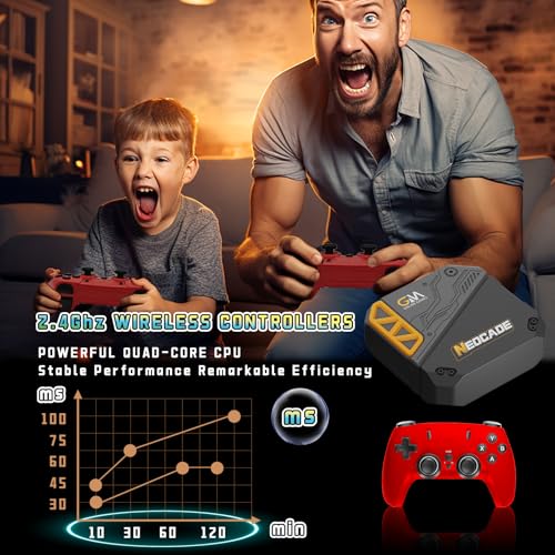 Retro Gaming Console with 2.4G Wireless Controllers S3889
