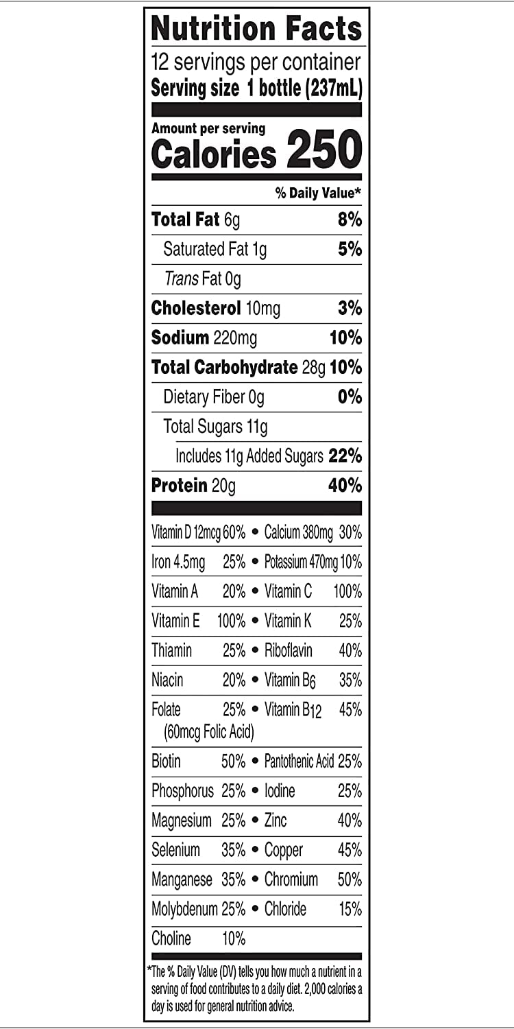 Rich Chocolate 8 FL OZ Pack of 12 Nutritional Drink W49914