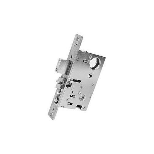 Satin Brass and Brown Left Hand Reverse Bevel Lever Mortise Lock X789