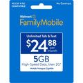 $24.88 Unlimited Talk & Text Monthly Prepaid Plan (5GB at High Speed) S835753