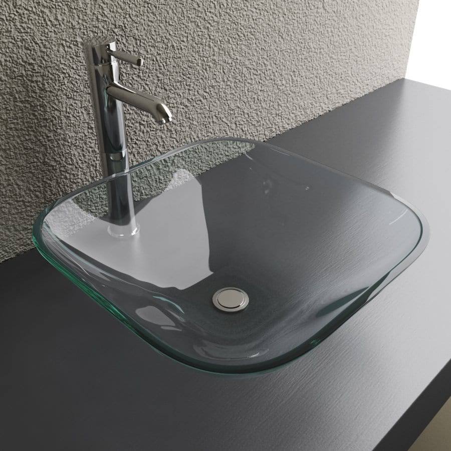 Glass Square Vessel Sink M3757