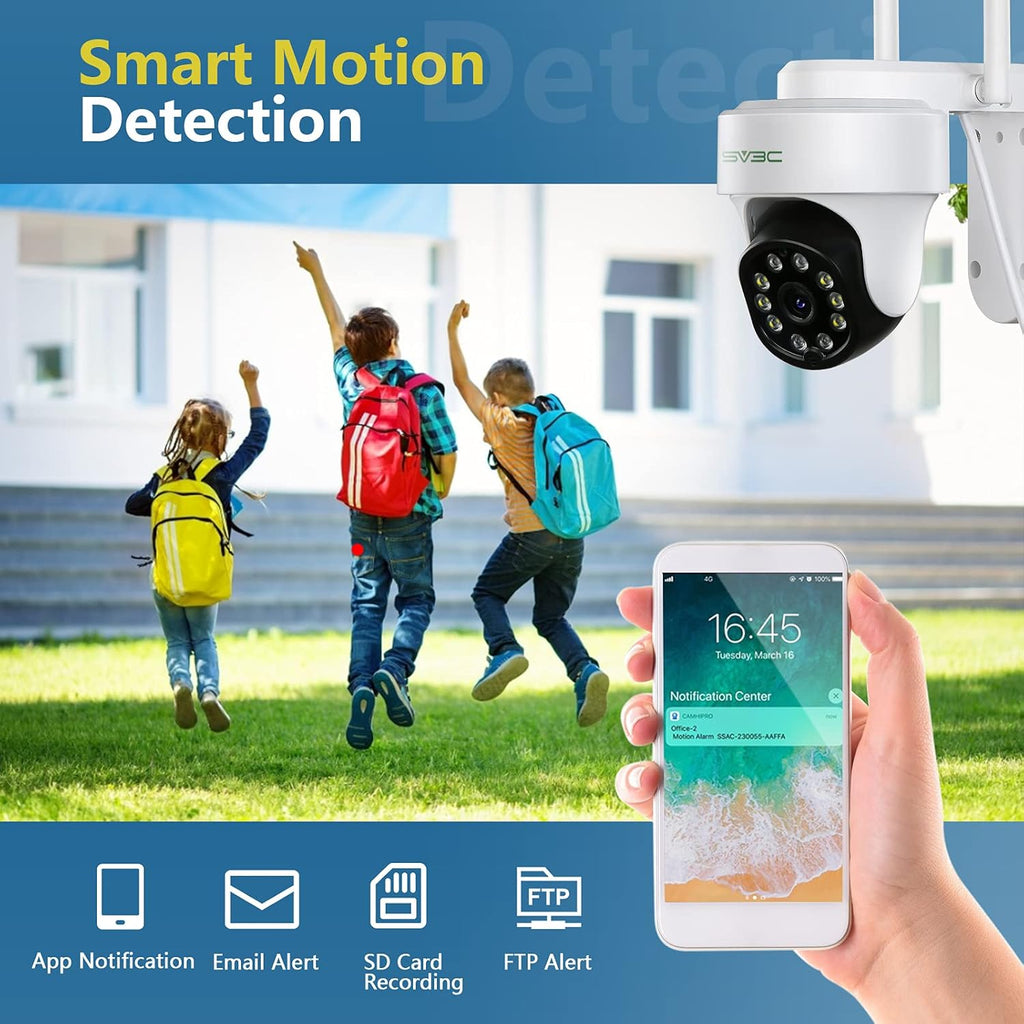 1080P Rotate IP Camera Outdoor with Color Night Vision J988239