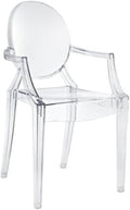 Set of 2 30” Clear Polycarbonate Bar Stool J61399