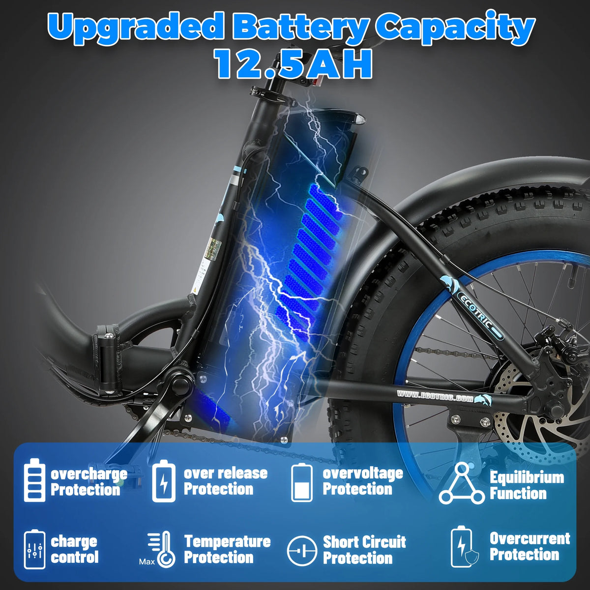 Foldable 20" 500W 36V Electric Bicycle Fat Tire Removable Battery 7 Speed I413168
