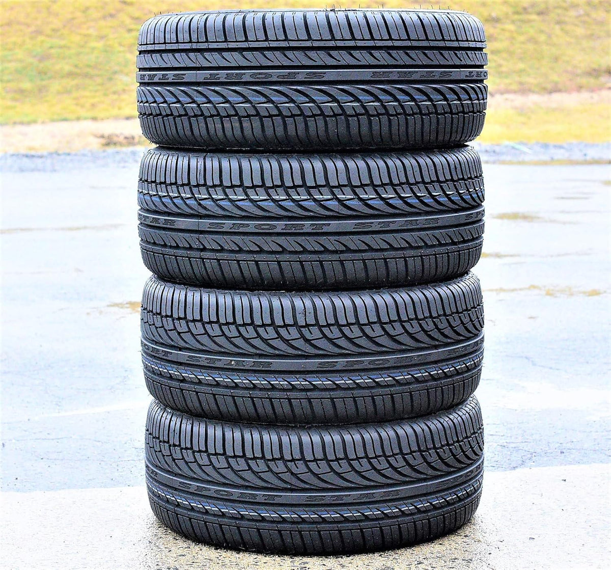 Set of 4 All-Season High Performance Radial Tires 225/40R18 92W Load Range XL 4-Ply BSW I29476