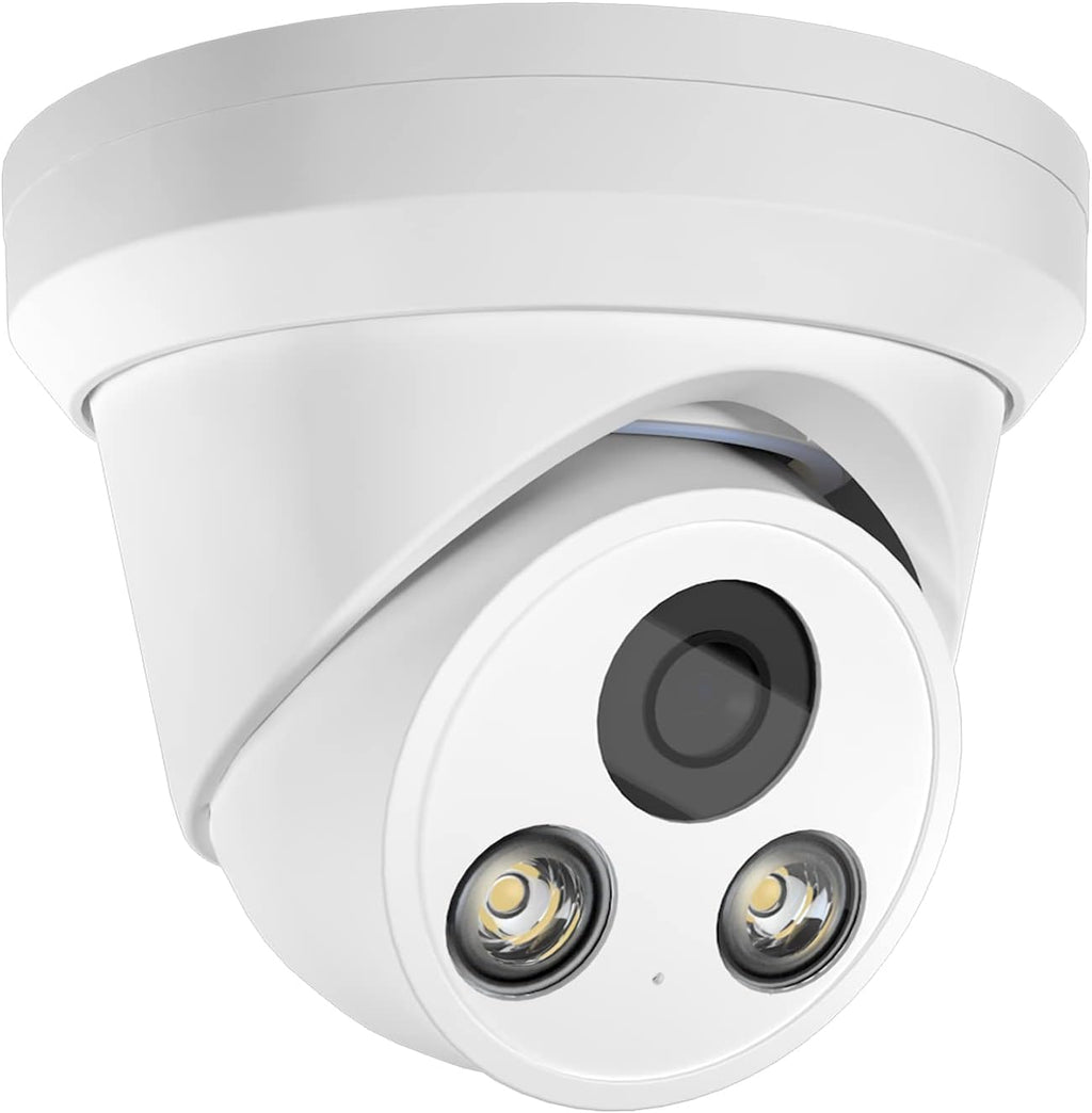 8MP 4K Outdoor Dome PoE IP Security Camera with Mic U3887
