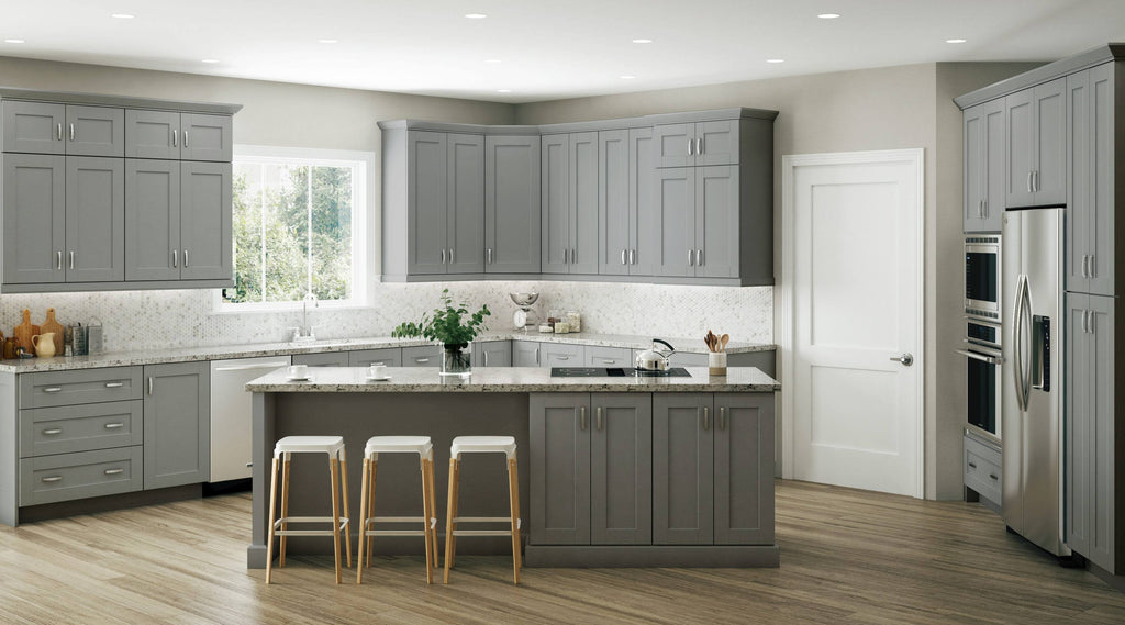 Veiled Gray Shaker Wall Kitchen Cabinet K1661