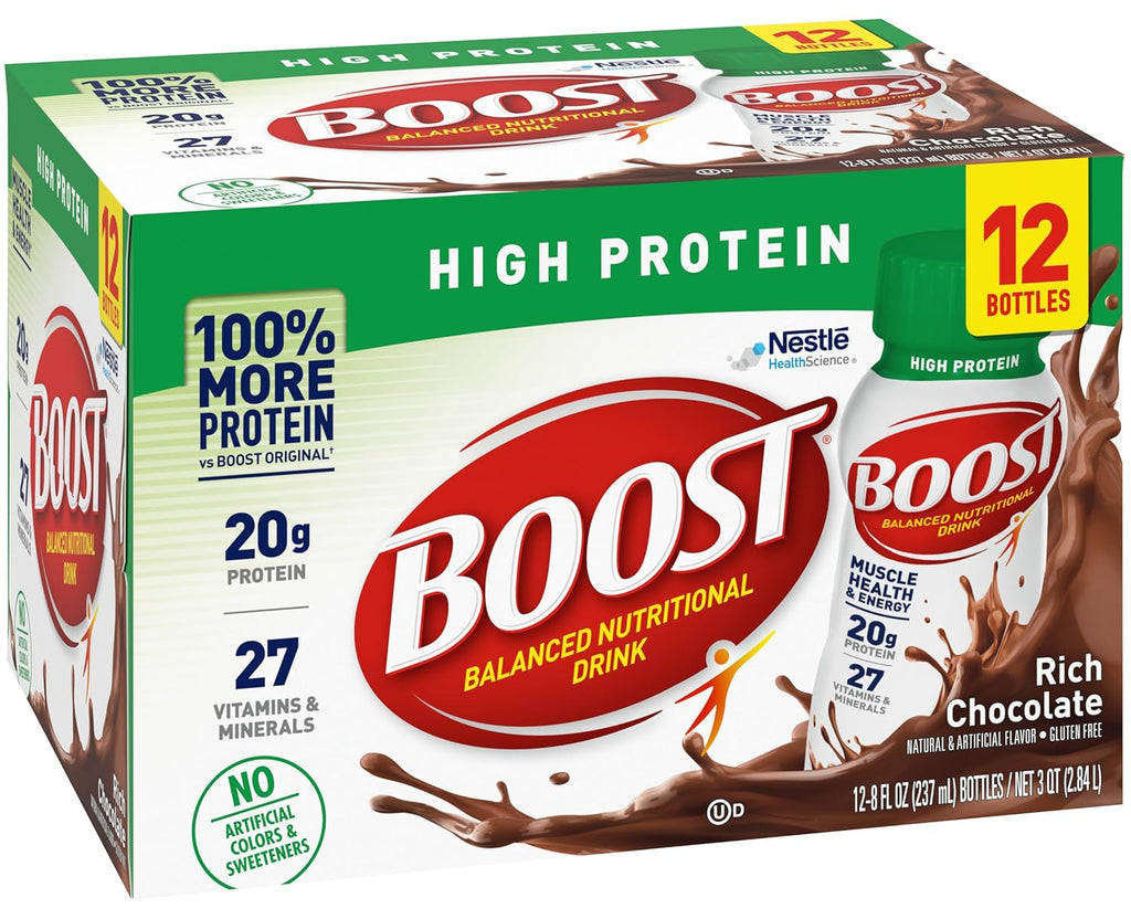 Rich Chocolate 8 FL OZ Pack of 12 Nutritional Drink W49914