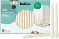 Ivory Taper Candles 100 Count 10 Inch Cotton Wick U27360