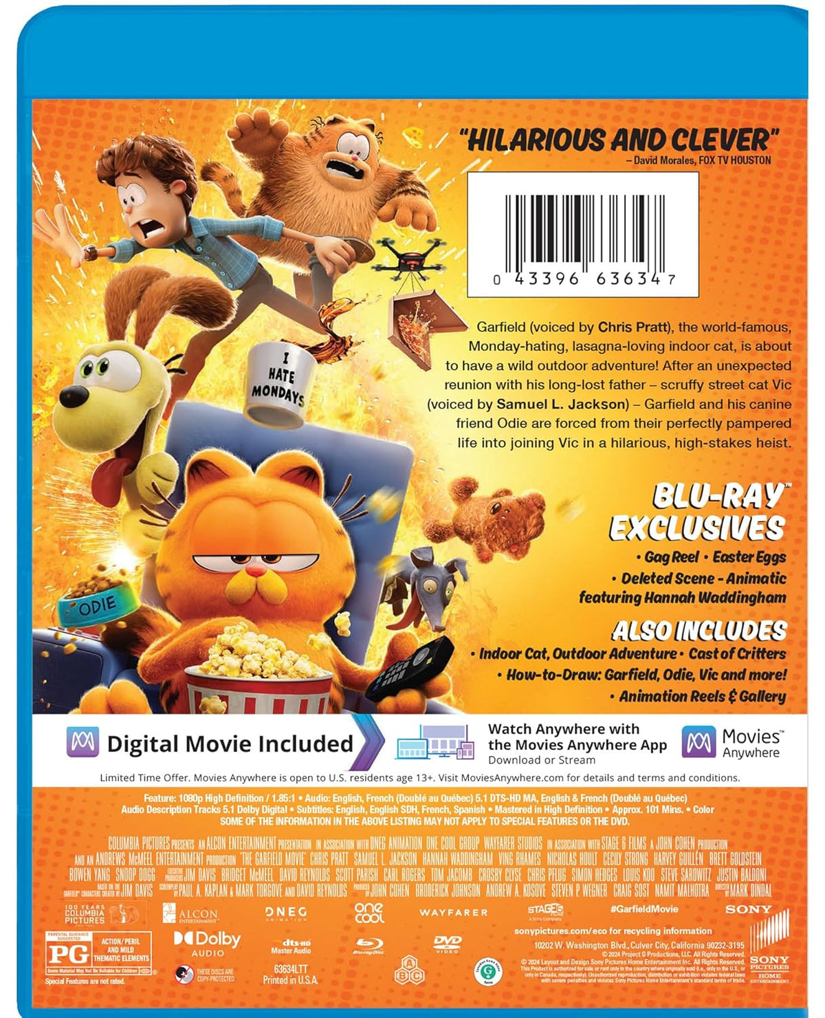 BD/DVD Combo + Digital [Blu-ray] P788375
