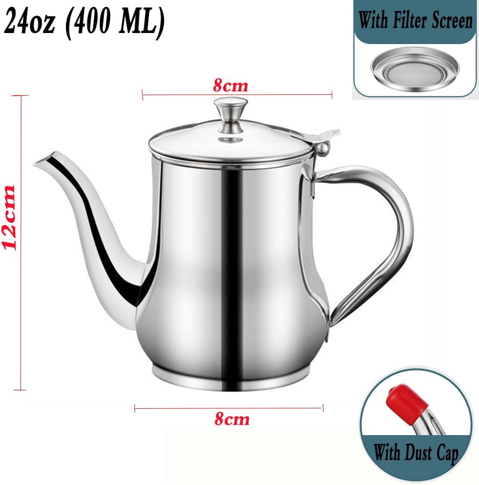 24oz 304 Stainless Steel Oil Filter Cup with Mesh K863