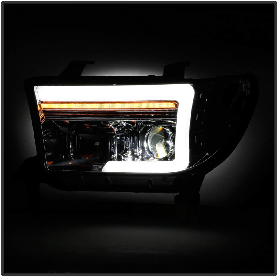 Chrome LED Projector Headlights H20906