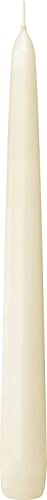 Ivory Taper Candles 100 Count 10 Inch Cotton Wick U27360