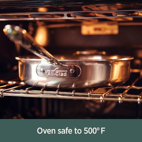 5-Ply Brushed Stainless Steel Fry Pan 8 Inch L904851