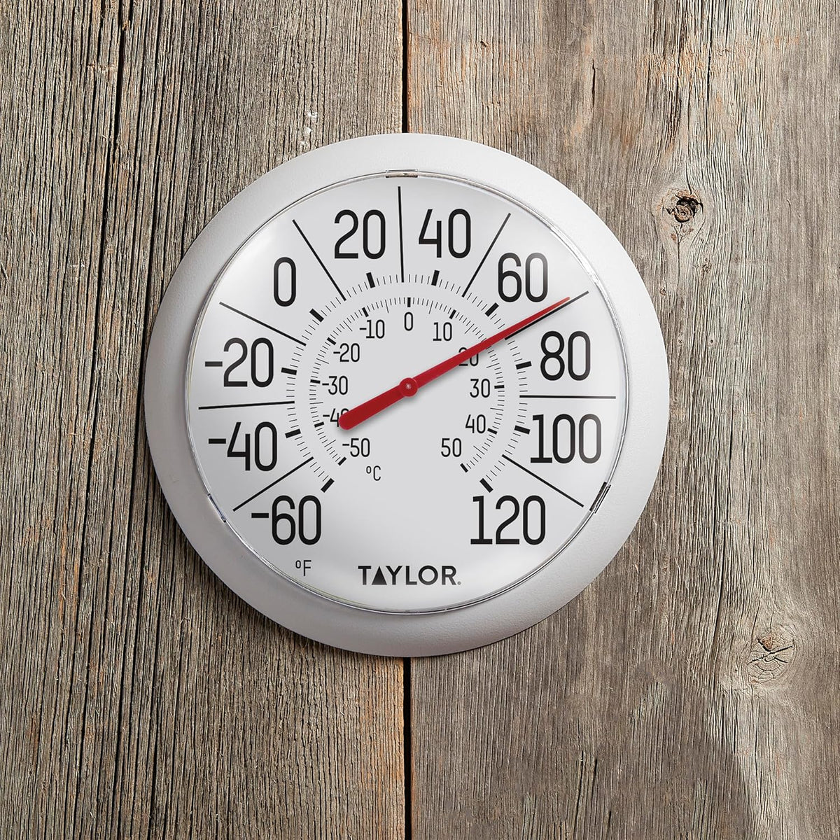 White Bezel 8.5 Inch Dial Thermometer H49832
