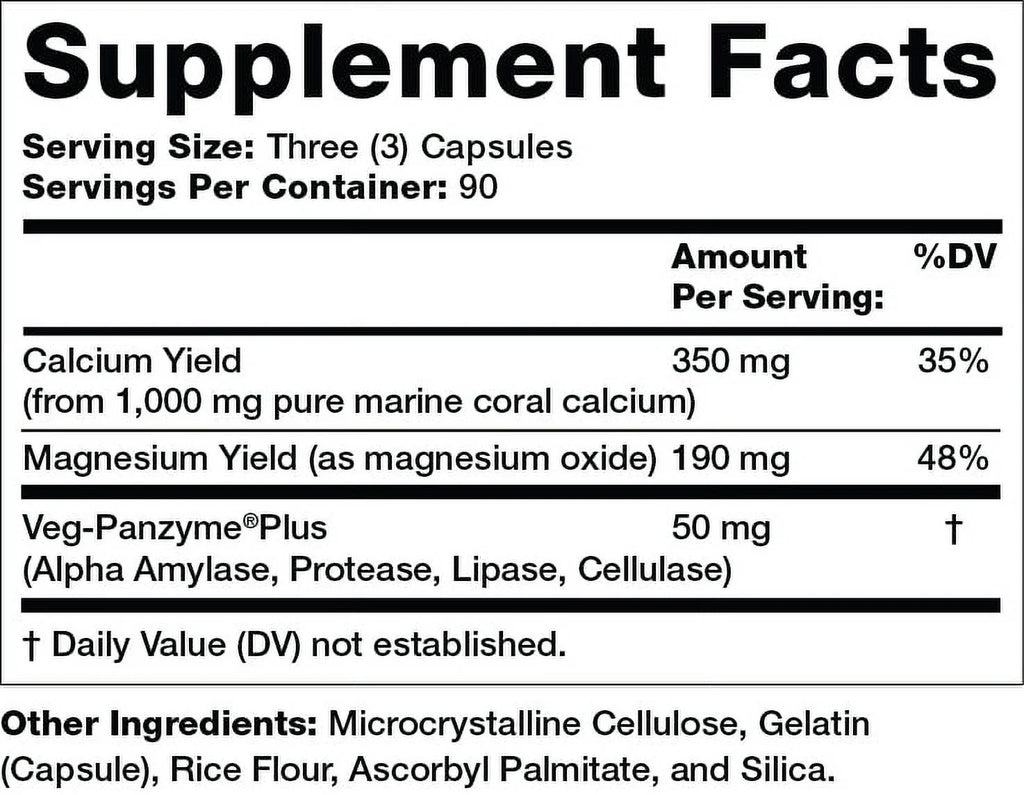 Coral Calcium Dietary Supplement, 1,000mg, 270 count B659169