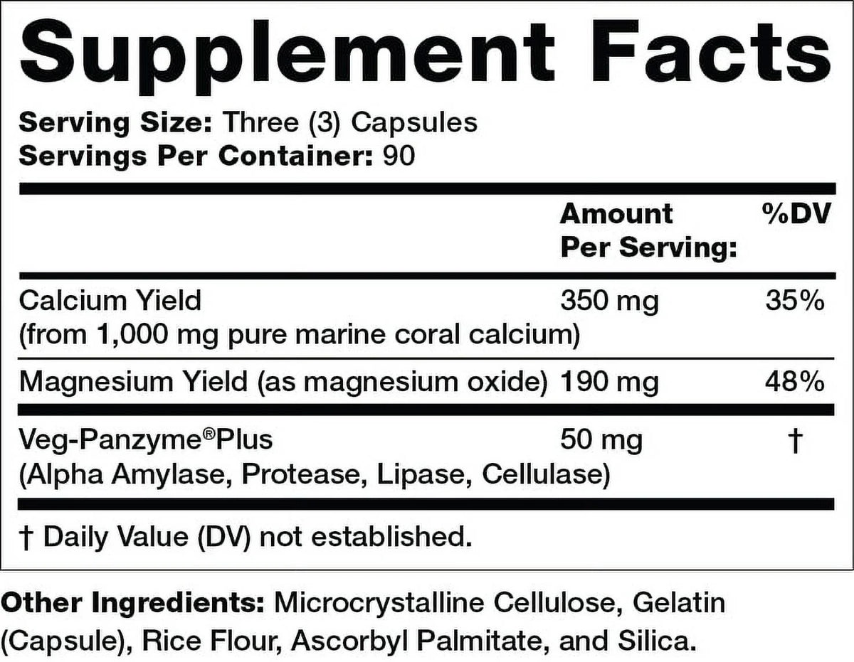 Coral Calcium Dietary Supplement, 1,000mg, 270 count B659169