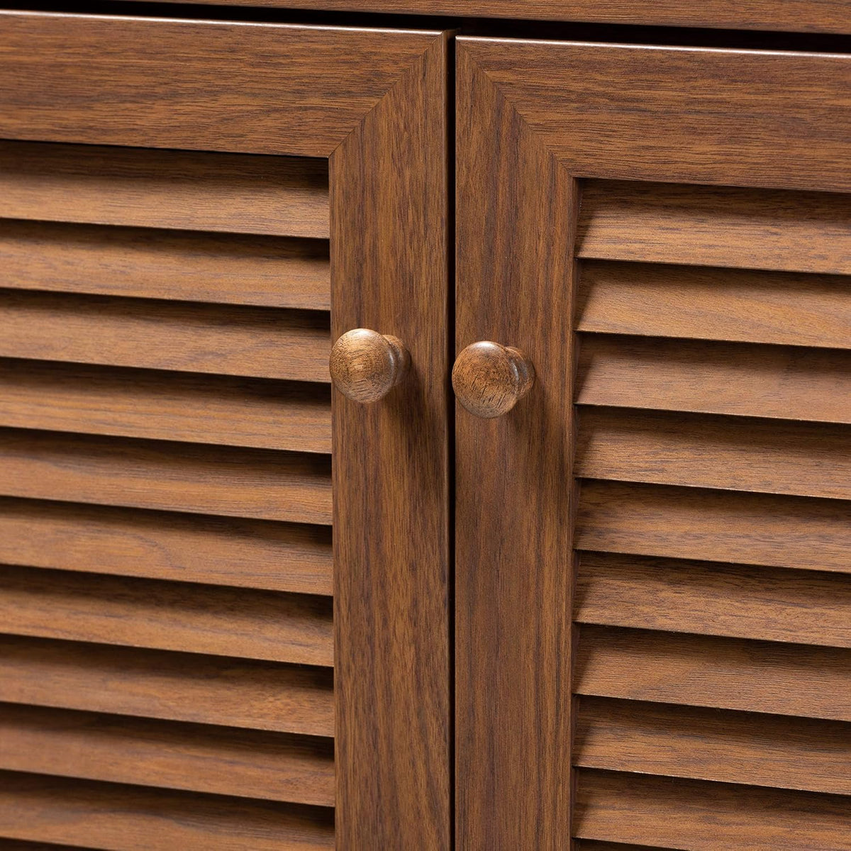 Walnut Shoe Cabinet V66898