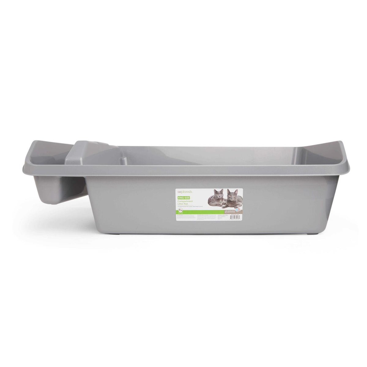 King-Size Compartment Cat Litter Pan G73825