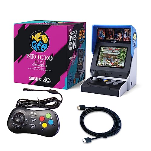 40 Pre-Loaded Classic SNK Games Arcade and Black Gamepad Z976