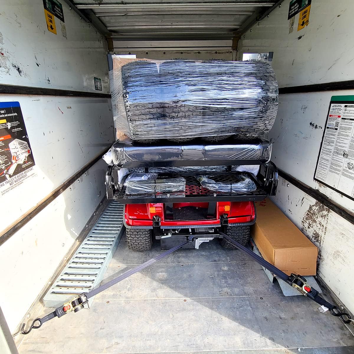 4 Auto Retract Ratchet Straps 1 x 6' Retractable Cargo Tie-Downs Z90209