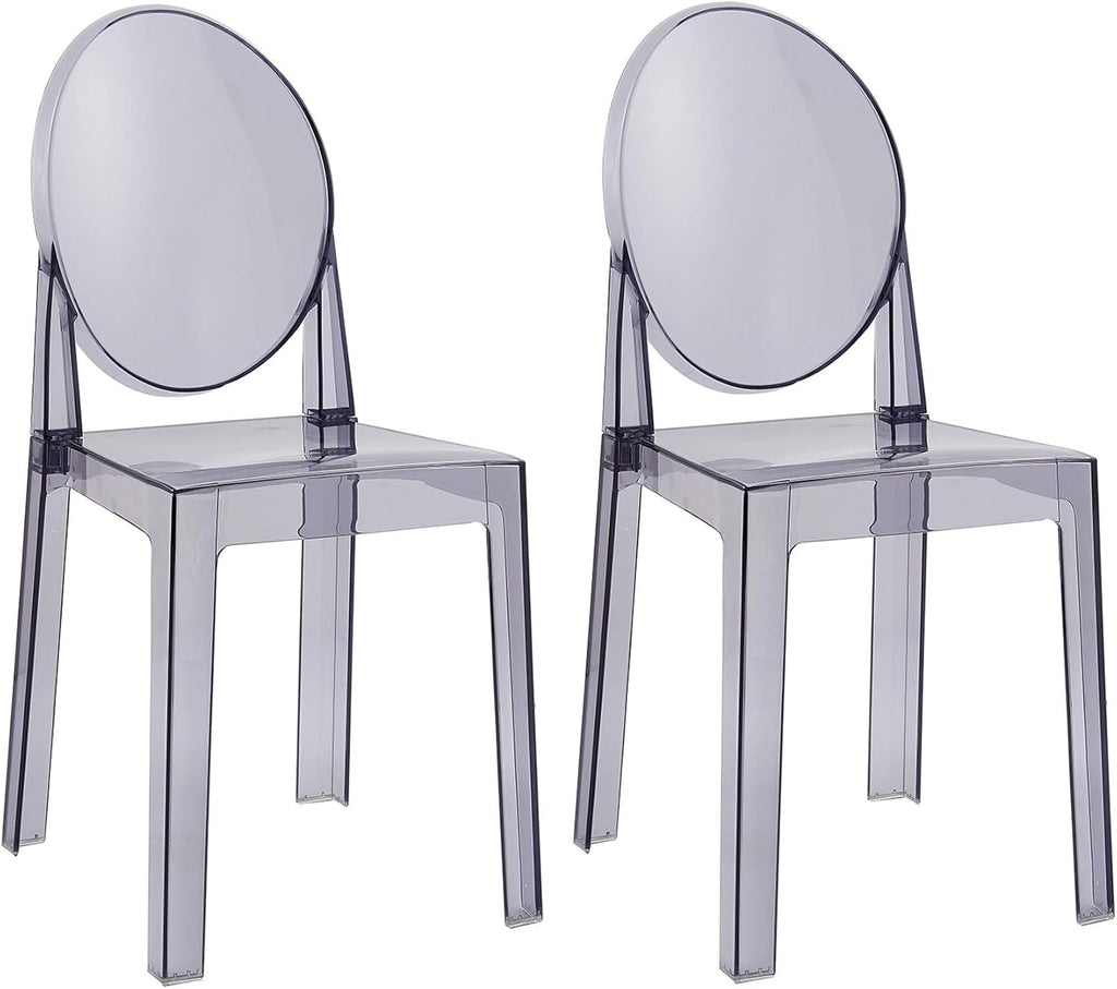 Set of 2 30” Clear Polycarbonate Bar Stool J61399