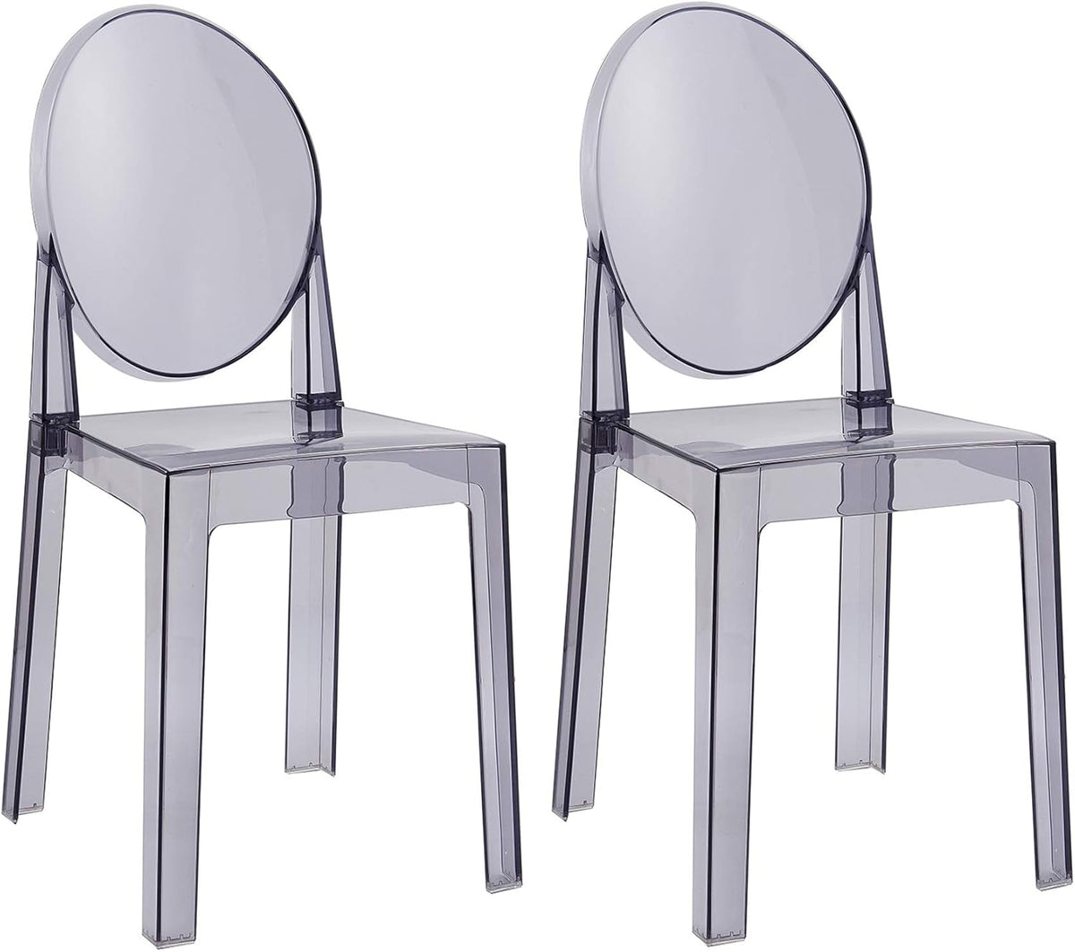 Set of 2 30” Clear Polycarbonate Bar Stool J61399