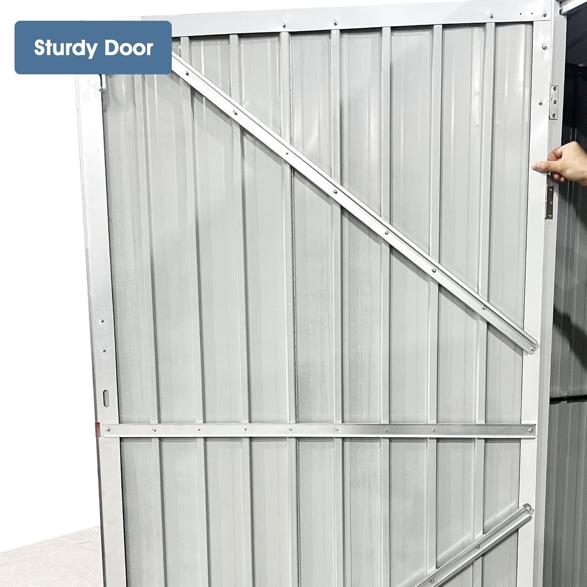 Heavy-Duty Metal Garage Shed 20'x10' K138442