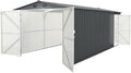 Heavy-Duty Metal Garage Shed 20'x10' K138442