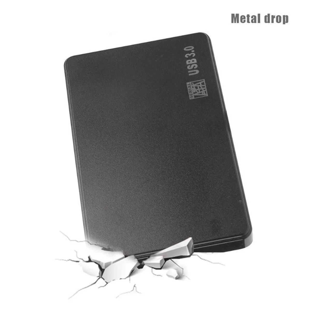 2.5In to USB 3.0 Solid State Enclosure Mobile Hard Disk Cassette with Cable D75841