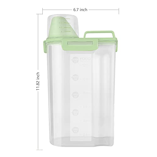 BPA Free Plastic Storage Container with Pourable Spout and Measuring Cup N28352