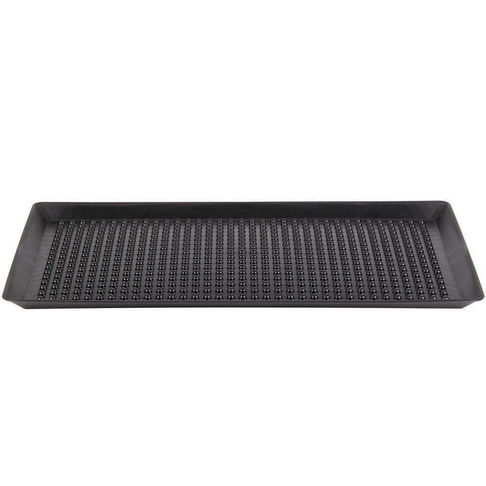Charcoal Polypropylene Pizza Tray - 12/Case H779615