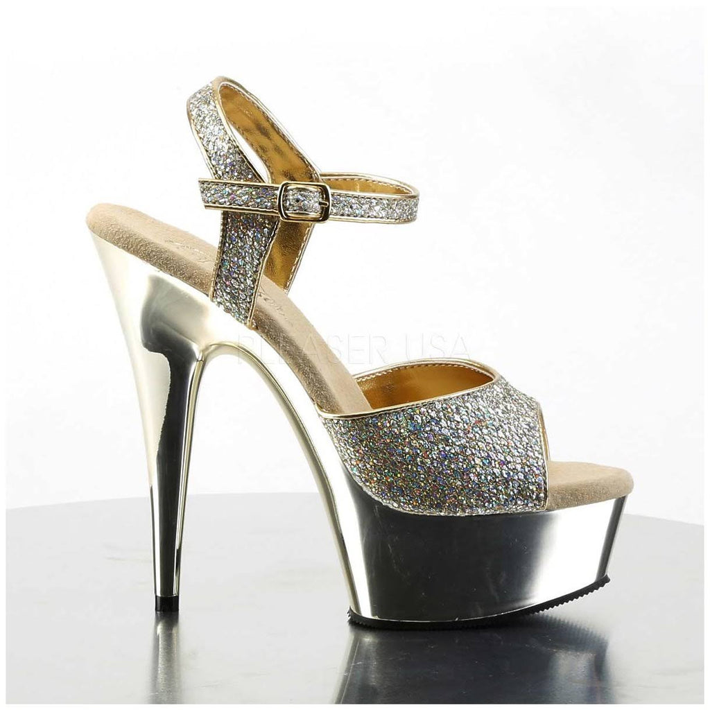 Gold Platform Sandal E718316