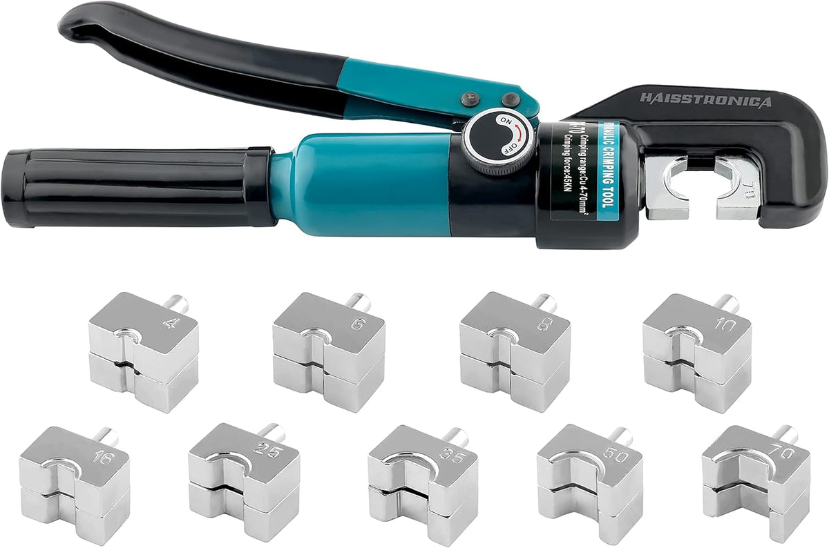 Hydraulic Battery Cable Lug Crimping Tool AWG 12-2/0 K272757