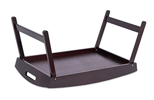 Walnut Bamboo Bed Tray with Folding Legs N184137
