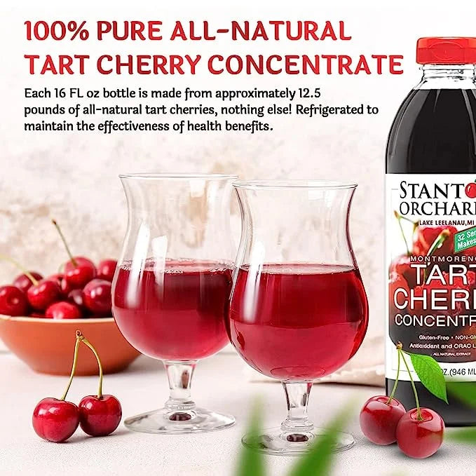 Tart Cherry Montmorency Concentrate Juice 12 Pack 16 FL Oz W39175
