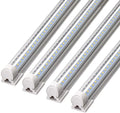 8FT 72W 9000LM 5000K Daylight White T8 Linkable LED Shop Light, 4 Packs E6822