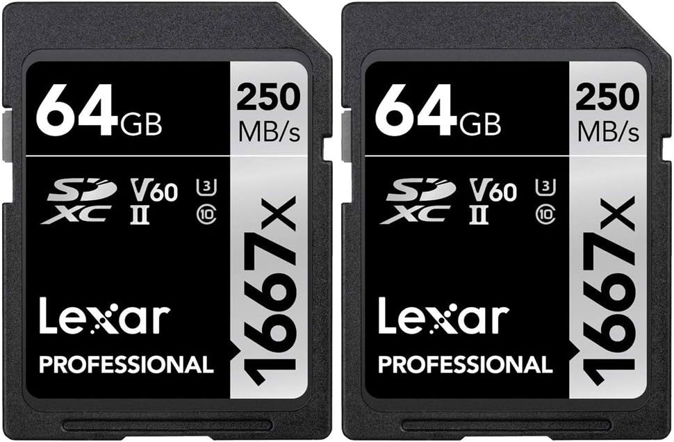 64GB SDHC/SDXC UHS-II Memory Card 2 Pack G778003