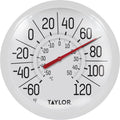 White Bezel 8.5 Inch Dial Thermometer H49832