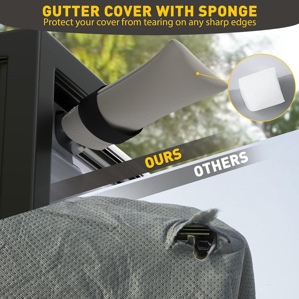 300D Anti-Tear Waterproof Windproof Anti-UV RV Trailer Cover O6663