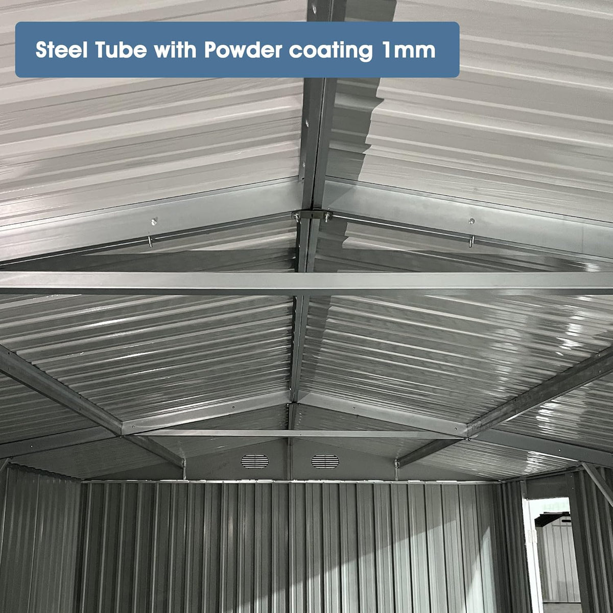 Heavy-Duty Metal Garage Shed 20'x10' K138442