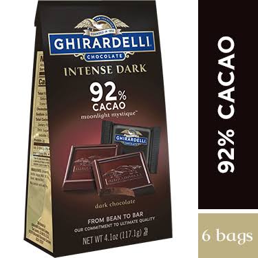 Dark Chocolate 92% Cacao Squares Case of 6 F7882