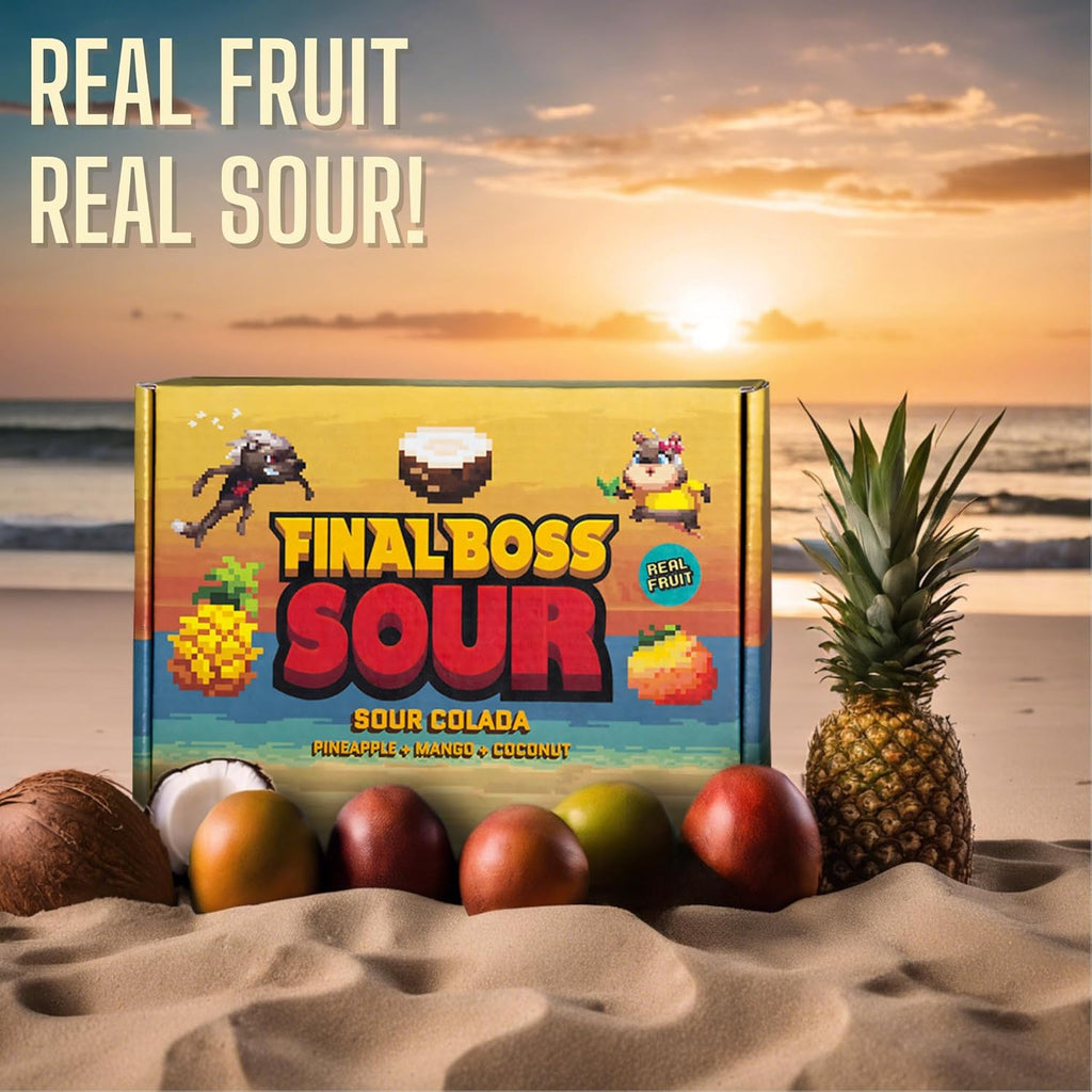 3.50oz 4 Pack Super Sour Chewy Gummies C918