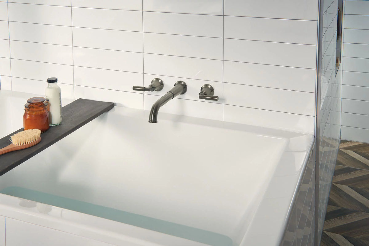 Double Handle Wall Mounted Tub Filler Trim - Nickel V988839