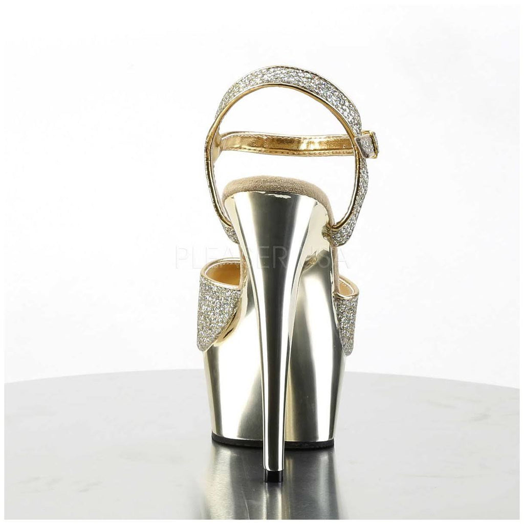 Gold Platform Sandal E718316