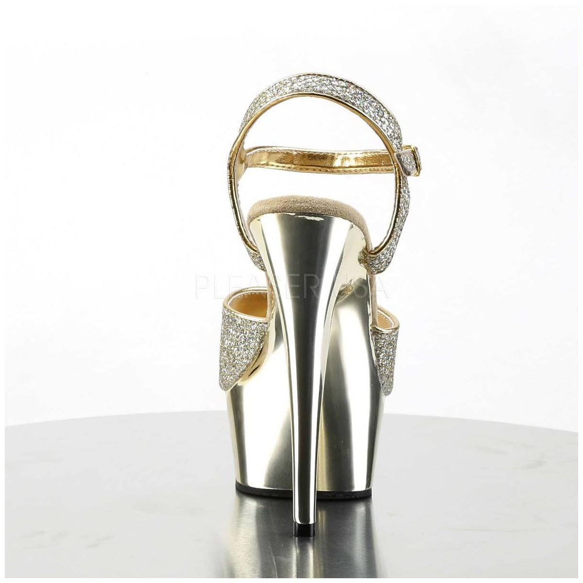 Gold Platform Sandal E718316