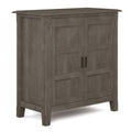 Grey Low Storage Accent Cabinet I2909